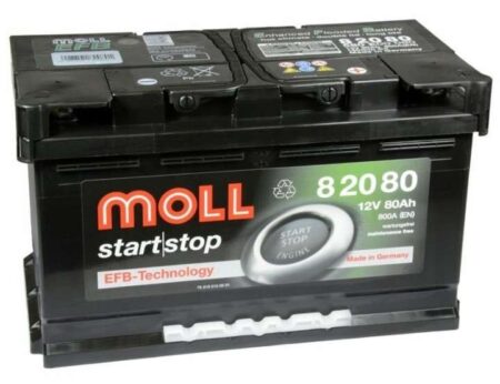 Akumulator 12V 80Ah 800A P MOLL start stop EFB - Akumulatory • Chemia Samochodowa • Auto Części